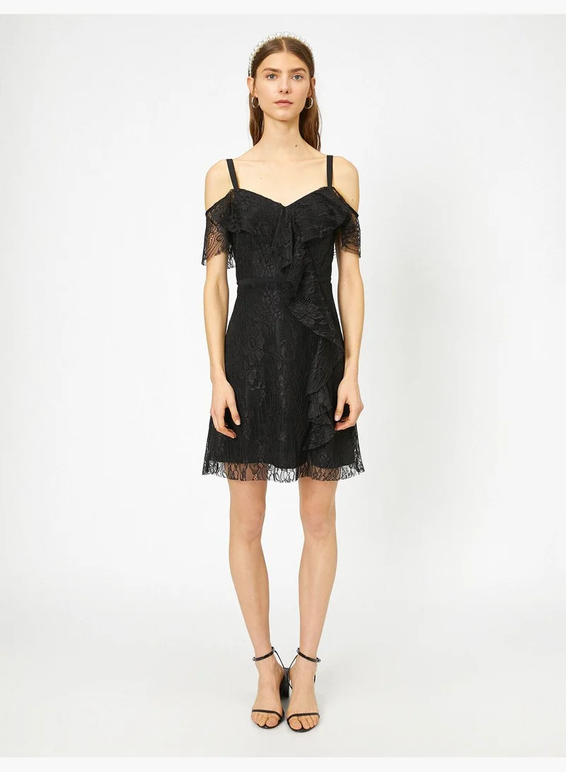 KOTON Lace Detailed Dress