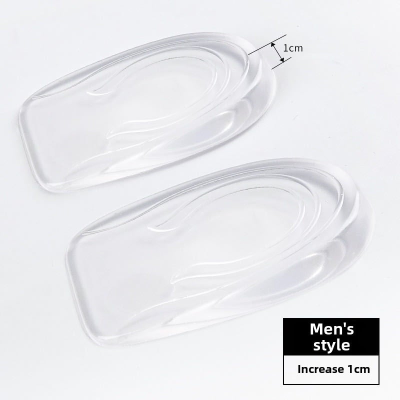 Invisible Height Increase Insoles, Soft Heel Lift Inserts for Women and Men Men's 1cm 