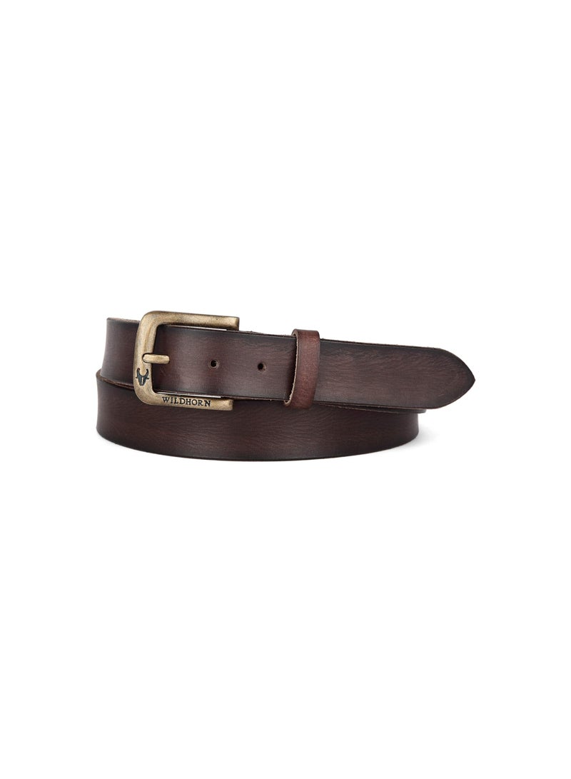 Wildhorn WildHorn Gift Leather Wallet Belt Combo New Bombay Brown - Image 4