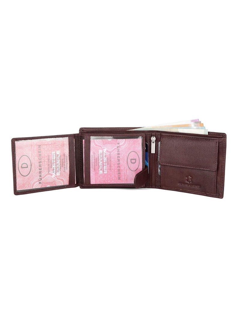 Wildhorn WildHorn Gift Leather Wallet Belt Combo New Bombay Brown - Image 3