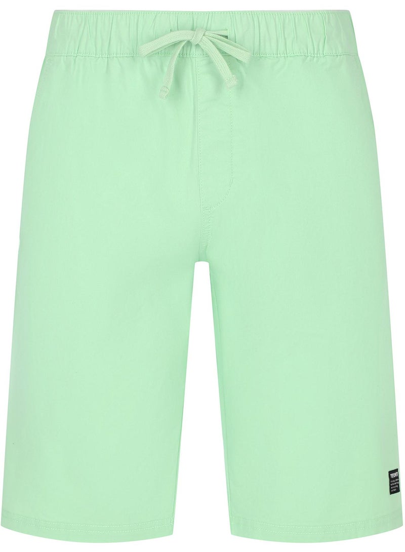 Termit Men's Pistachio Shorts, Termit, High Cotton Content, Adjustable Drawcord, 3 Pockets, Comfortable and Breathable for Summer Activities 