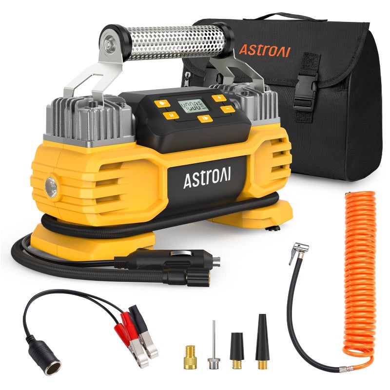 AstroAI Tire Inflator Air Compressor 12V DC 160PSI with Screen - Image 1