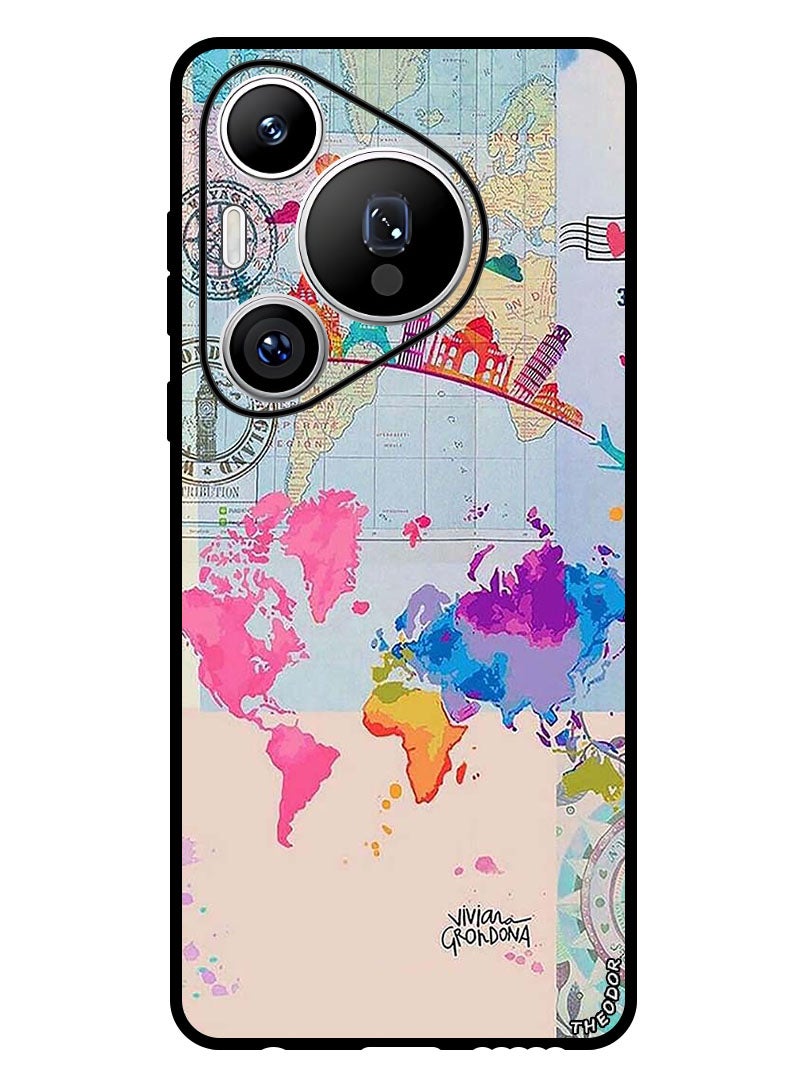 Theodor Protective Case Anti Scratch Shock Proof Bumper Cover For Huawei Pura 70 Travel - Image 1