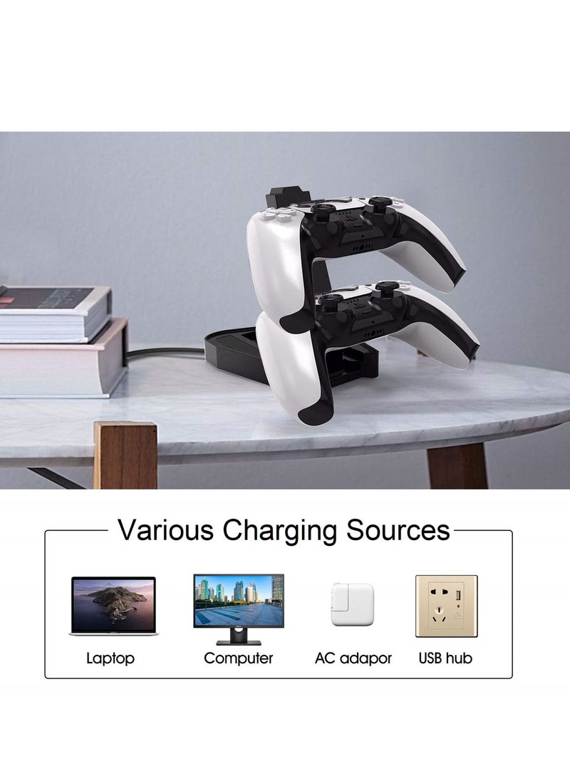 Dual Charge Controller Charger for Playstation 5 DualSense Controller  - Image 5