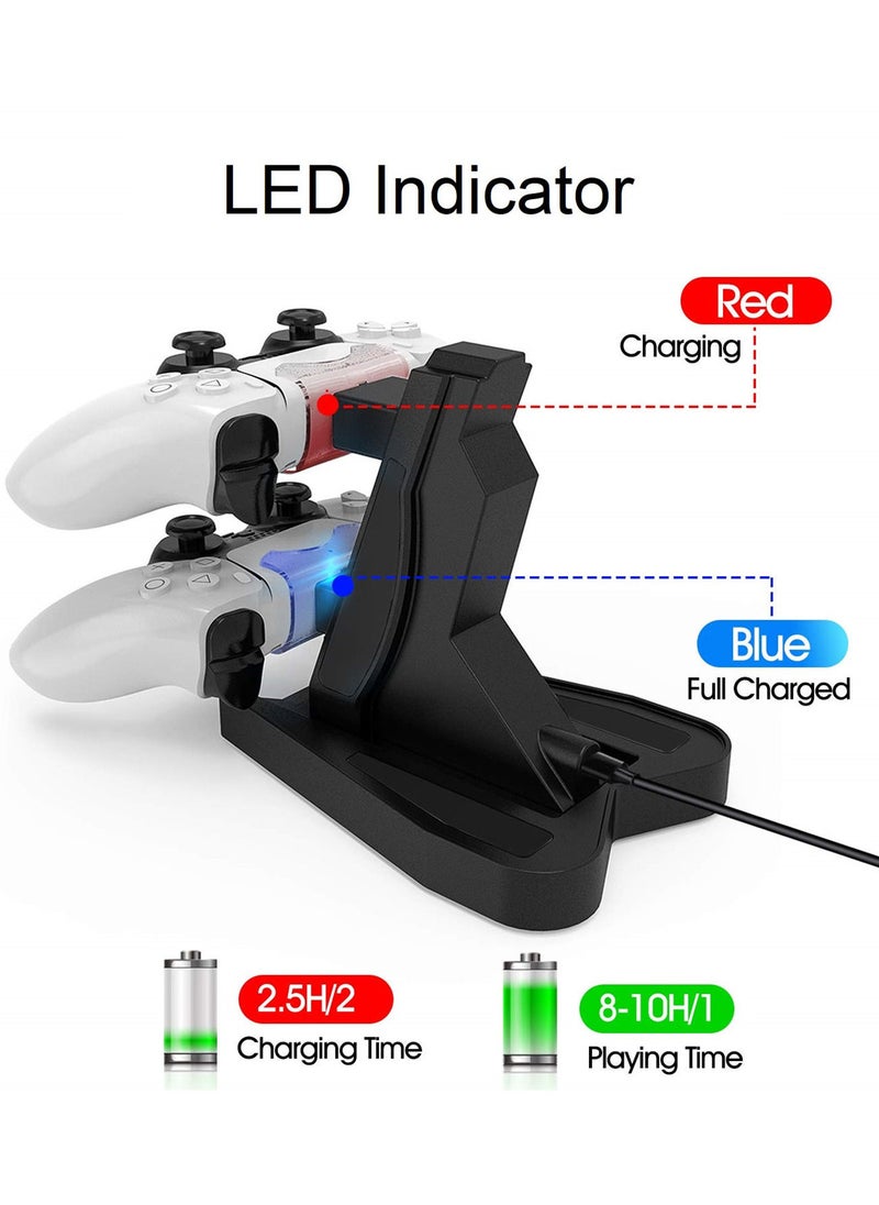 Dual Charge Controller Charger for Playstation 5 DualSense Controller  - Image 3