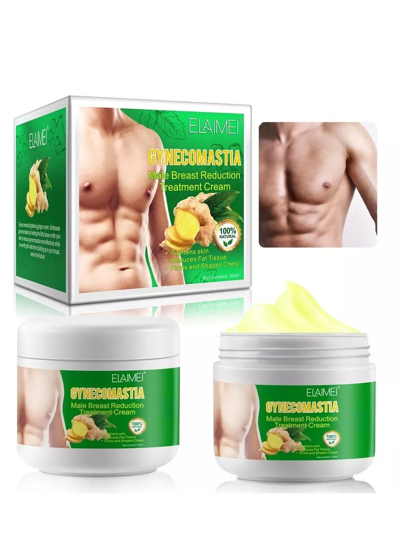 Elaimei - Gynecomastia Tightening Ginger Cream Men's Chest Ginger Cream Ginger Cream for Men 30 ml - Image 1