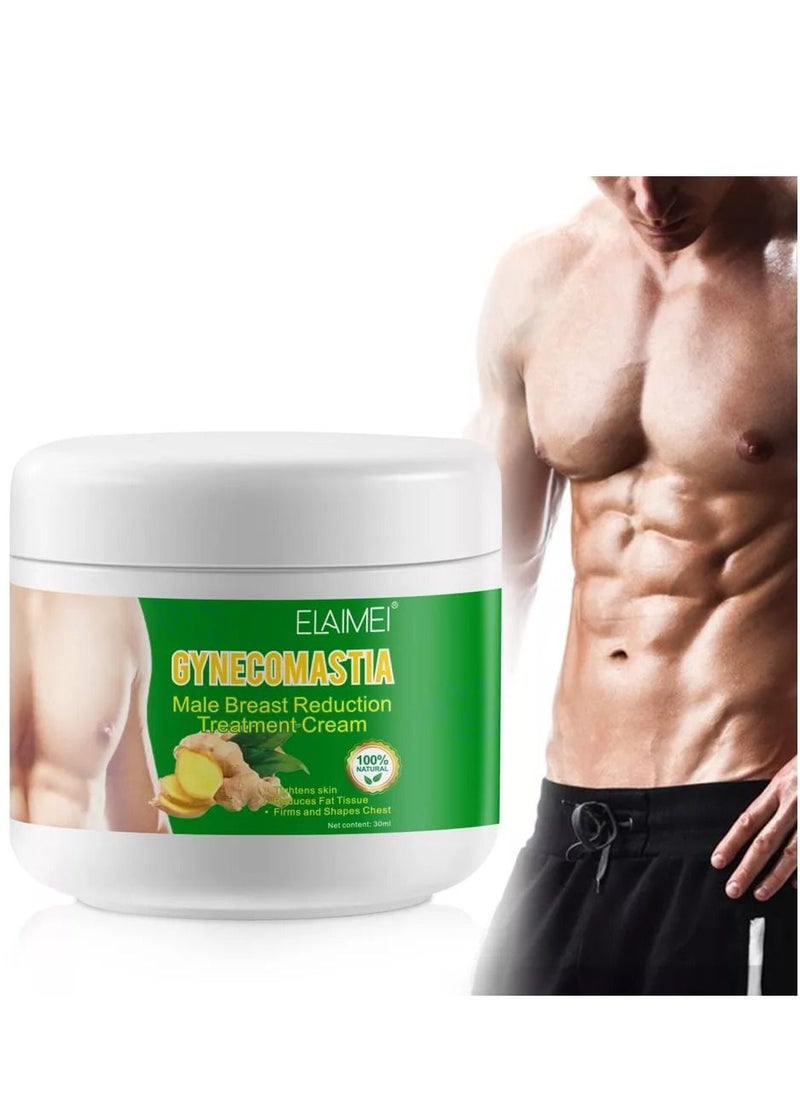 Elaimei - Gynecomastia Tightening Ginger Cream Men's Chest Ginger Cream Ginger Cream for Men 30 ml - Image 1