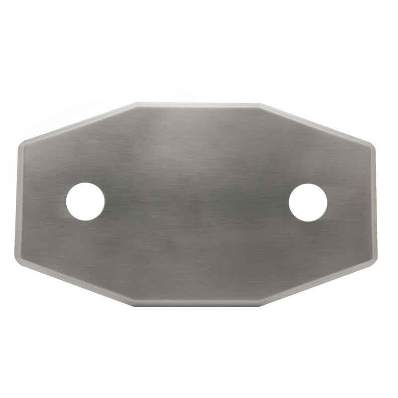 Westbrass TwoHole Remodel Plate Satin Nickel D50407 - Image 2