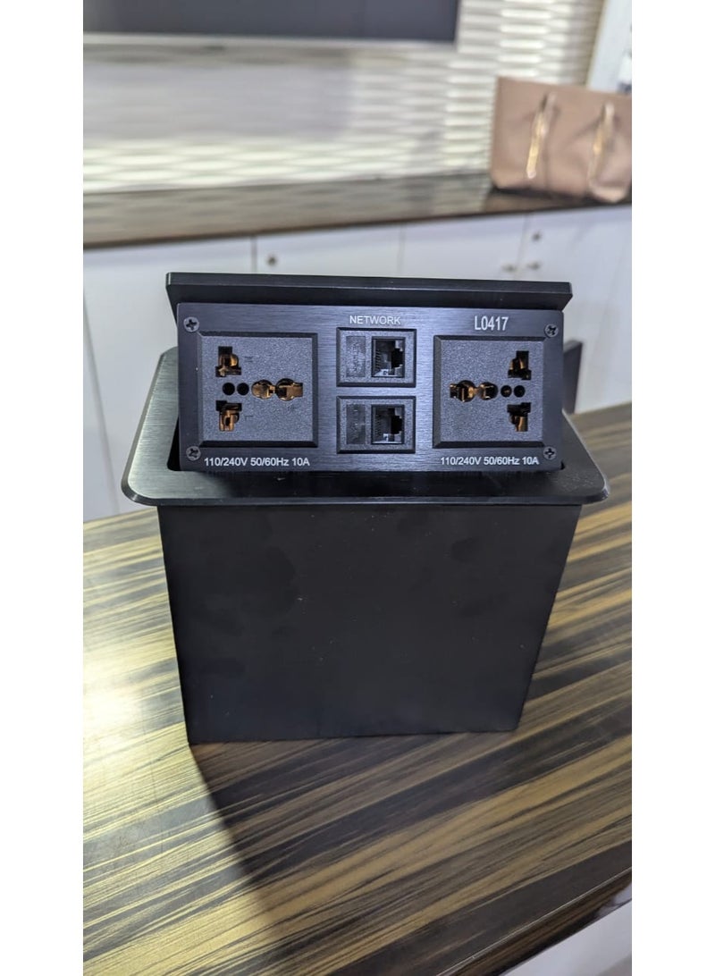 iview ZSH801 Deluxe Desktop Information Interface Device – Network & Power Options - Image 2