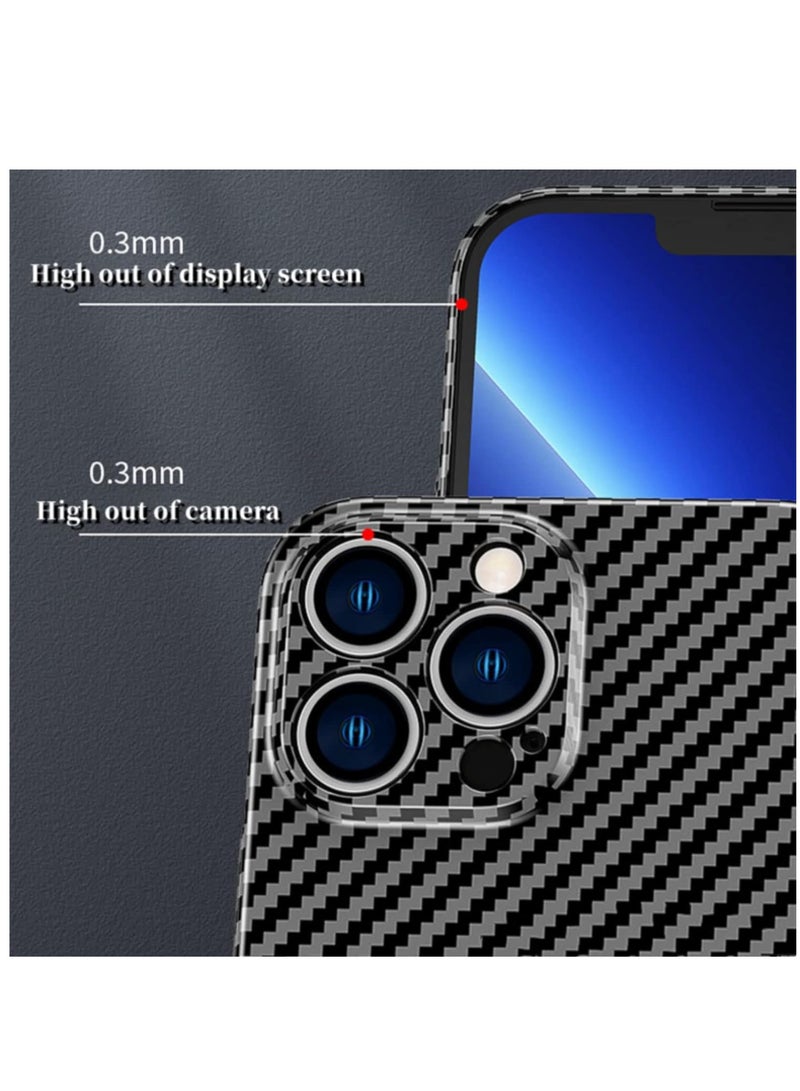 ELTRAZONE Personality Handsome Light Thin Carbon Fiber Pattern PC Phone case Compatible with iPhone 15 Plus Unique Comfortable Cool Shockproof Back Cover - Image 3