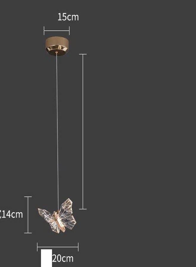 CITRA LED Gold Butterfly Bedside Hanging Pendant Ceiling Lamp Light Fixture - Warm White - Image 4