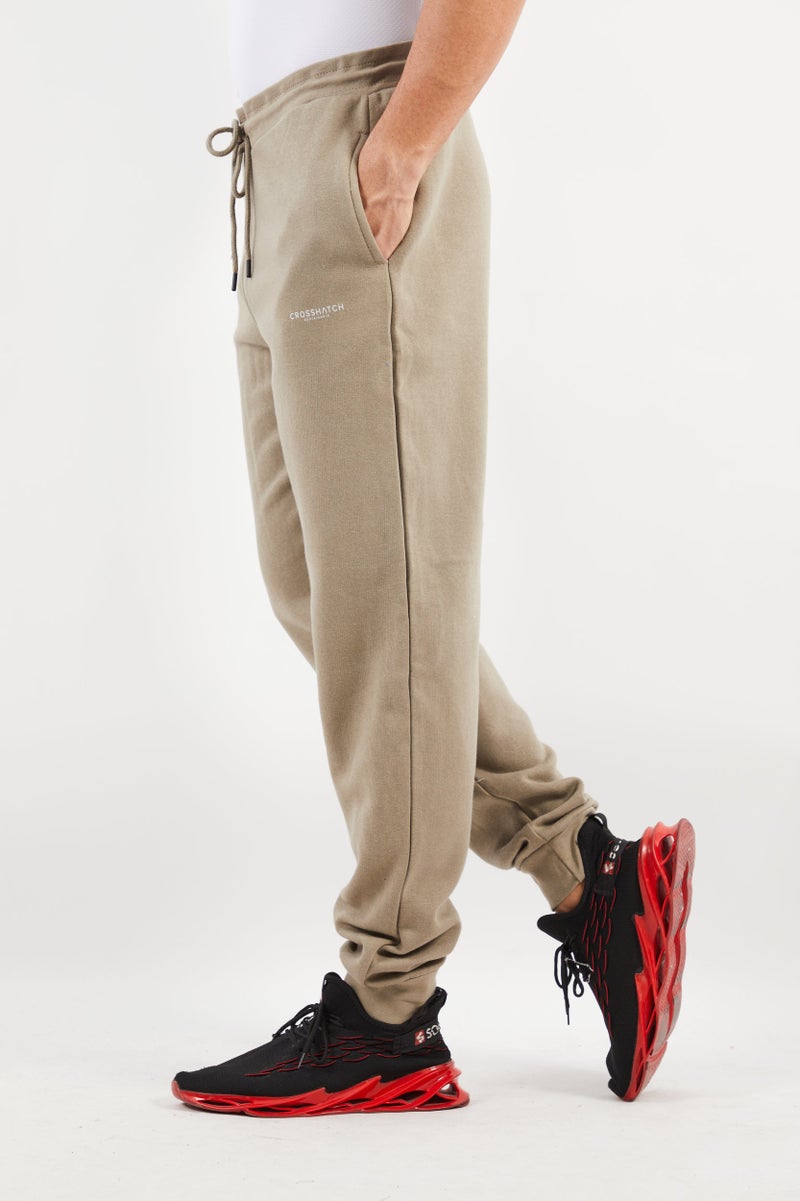 CROSSHATCH Men 2 Pieces Brand Logo Sweatpants, Green - Image 5