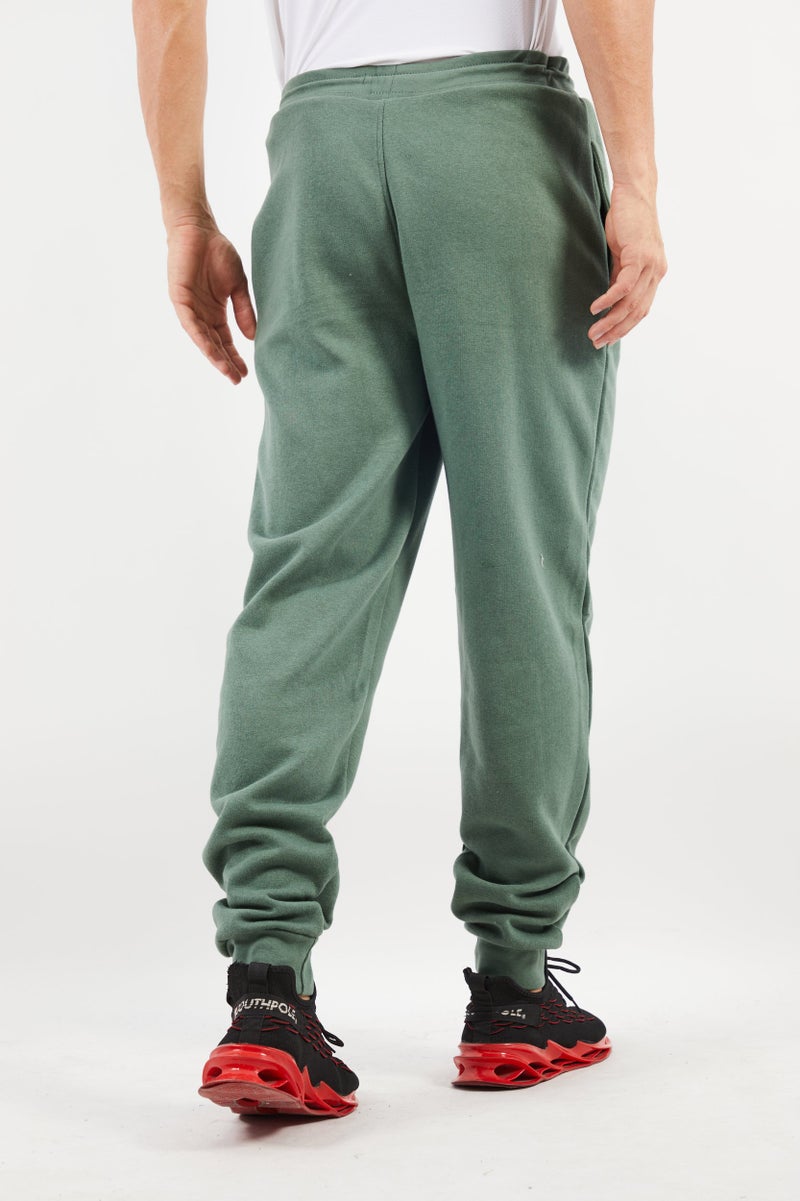 CROSSHATCH Men 2 Pieces Brand Logo Sweatpants, Green - Image 2