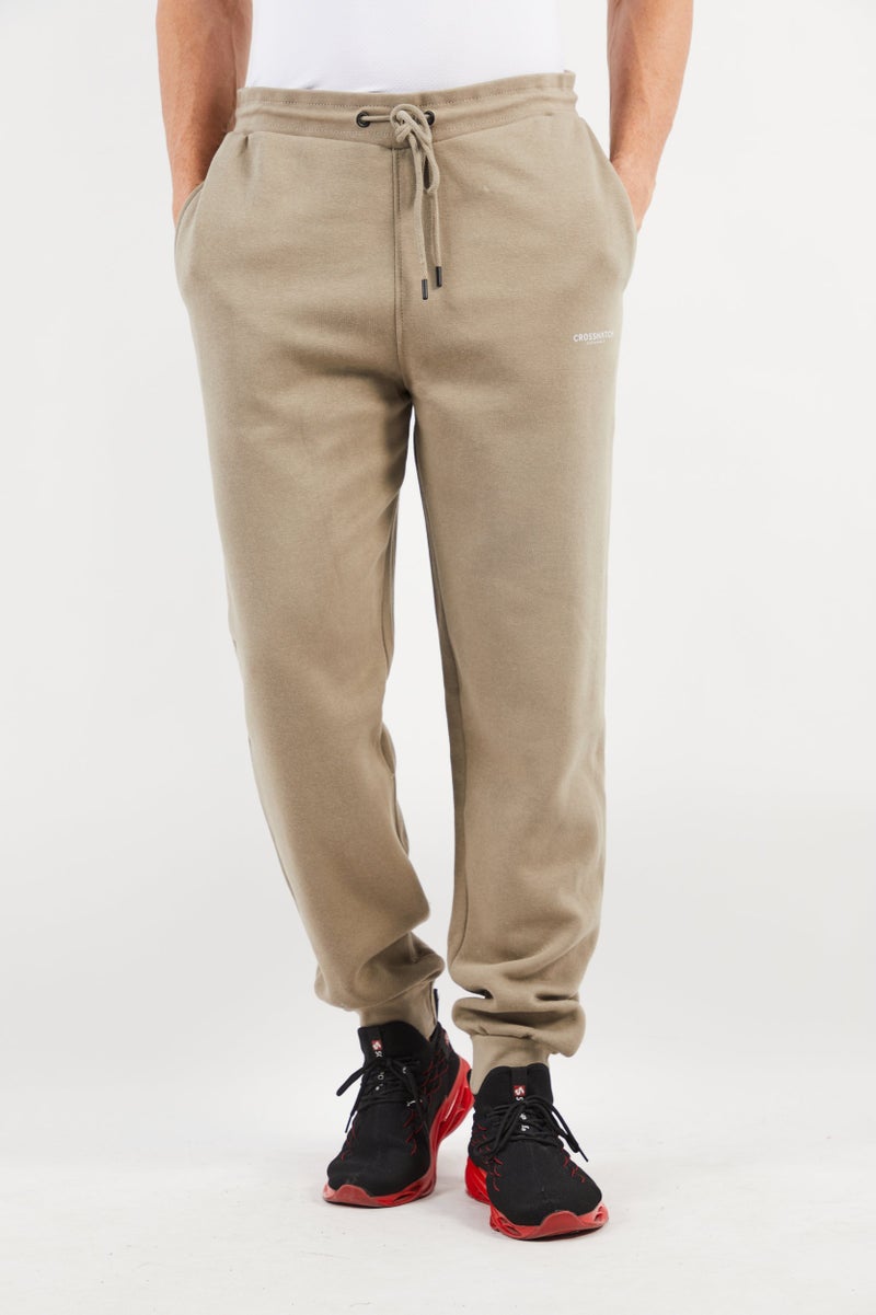 CROSSHATCH Men 2 Pieces Brand Logo Sweatpants, Green - Image 3