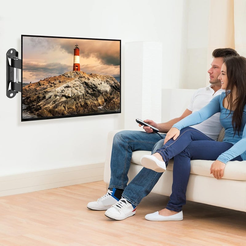 شينلي حامل تلفزيون حائطي، دعامة لمعظم شاشات LED وLCD والبلازما بحجم 13-32 بوصة، أقصى VESA 100x100 مم من XINLEI (MA1330) - Image 5