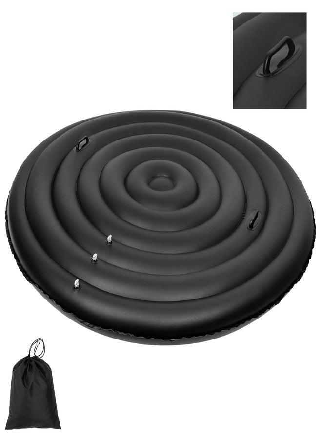 Puzau Inflatable Hot Tub Cover Round with Hand - Image 1