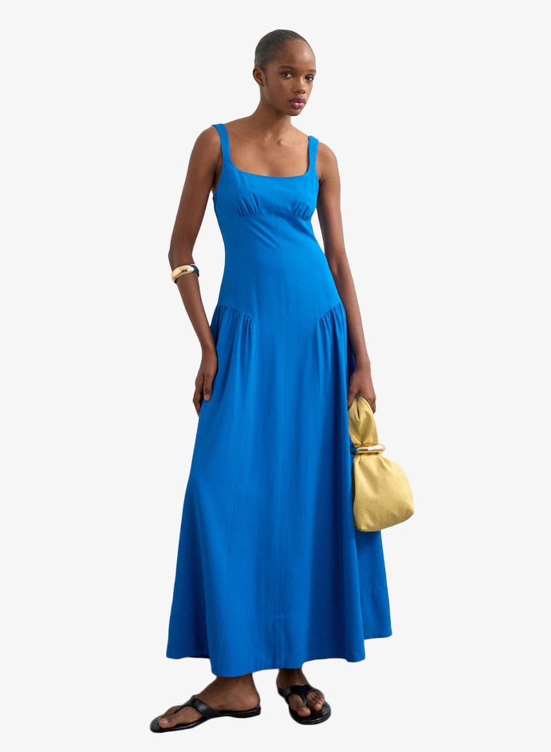 TOPSHOP Casual Sleeveless Maxi Woven Dress - Image 1