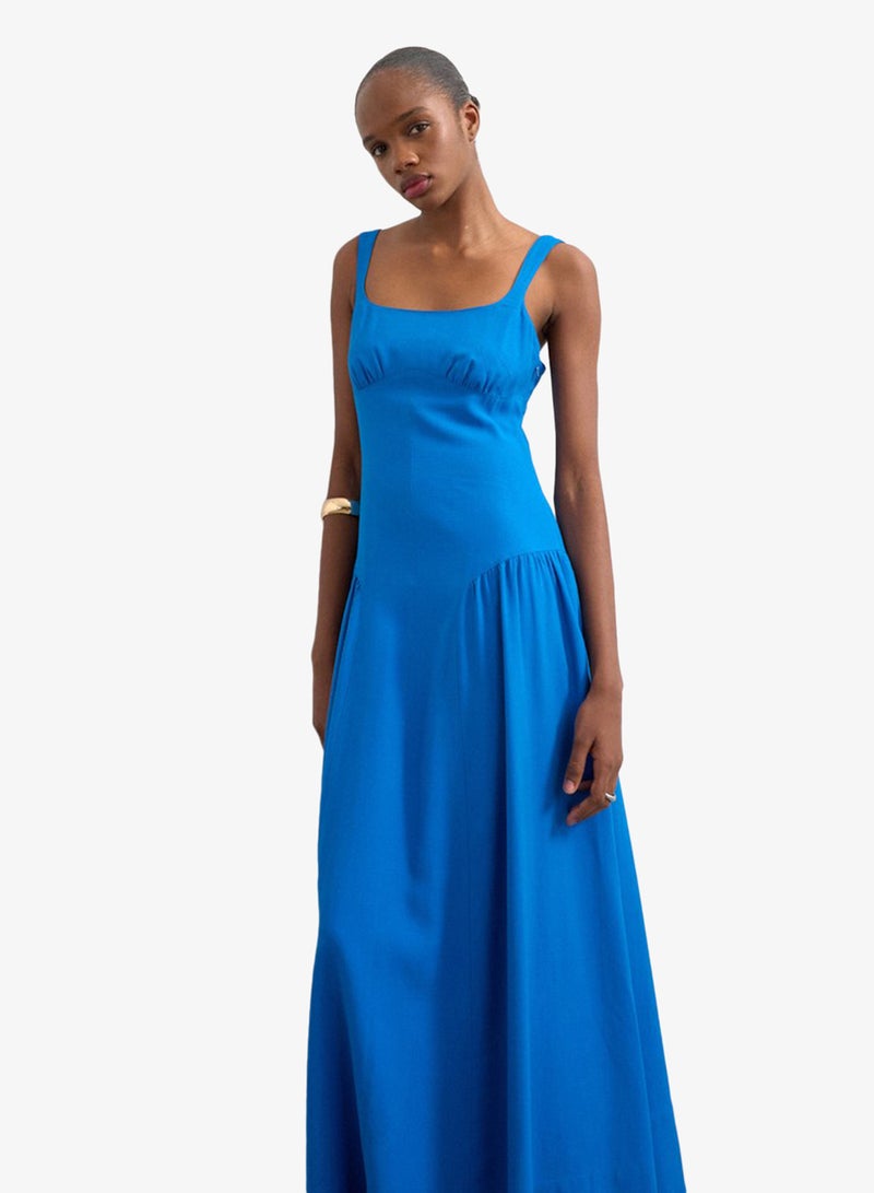 TOPSHOP Casual Sleeveless Maxi Woven Dress - Image 3