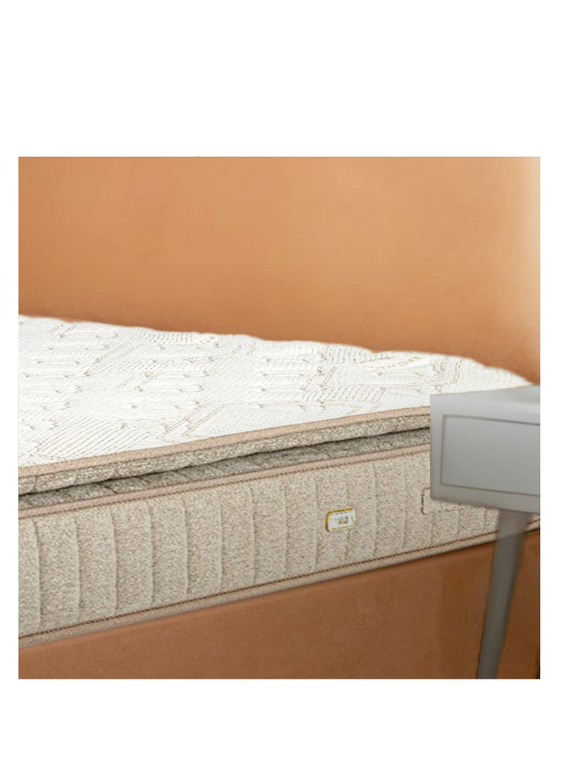 Back Care Sunrise Mattress, Pocket Spring & HR Foam, Medium Firm, Spine Support, Breathable Air Channels, Anti-Bacterial Cover, High-Quality Saudi Made, Best for Couples 200x200 - Image 3