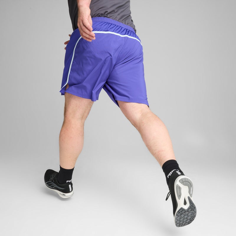PUMA RUN FAV VELOCITY Mens Blue 7" Running Shorts - Image 4