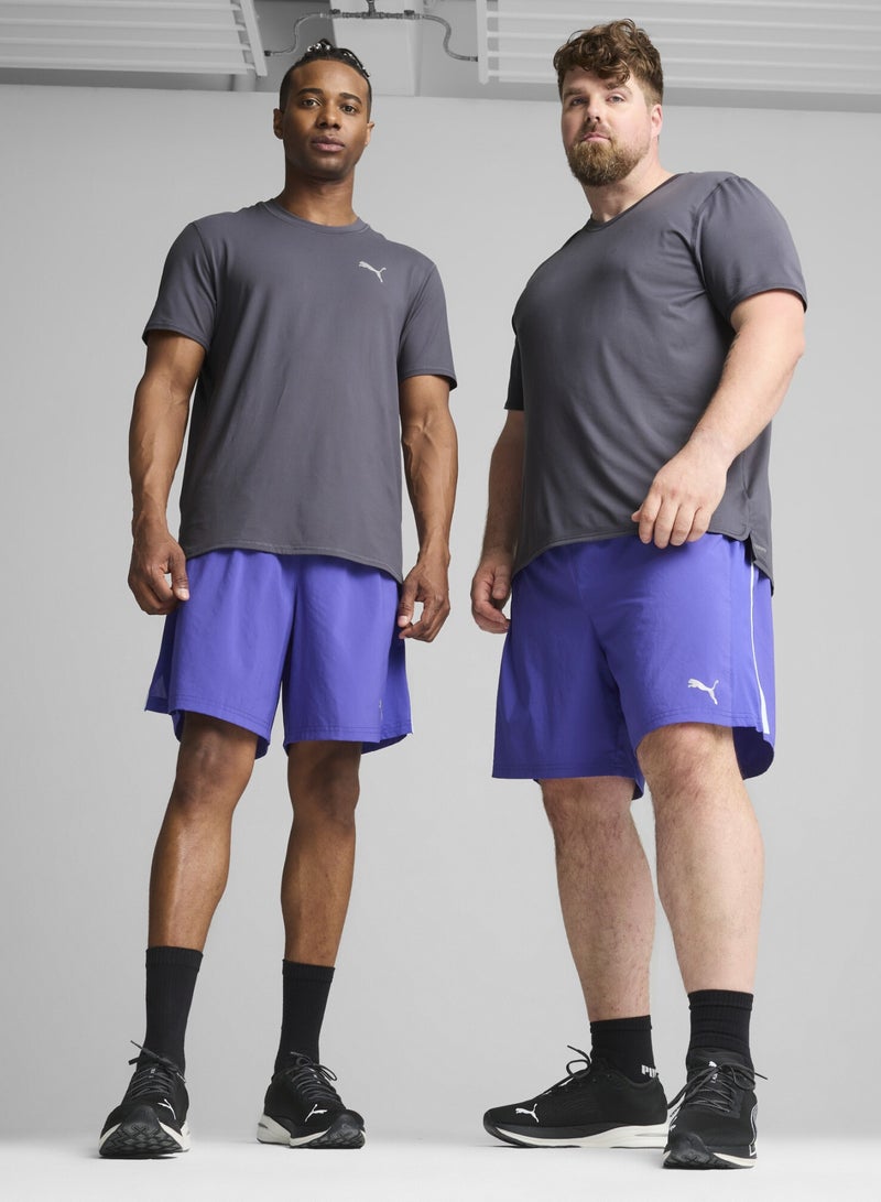 PUMA RUN FAV VELOCITY Mens Blue 7" Running Shorts - Image 1