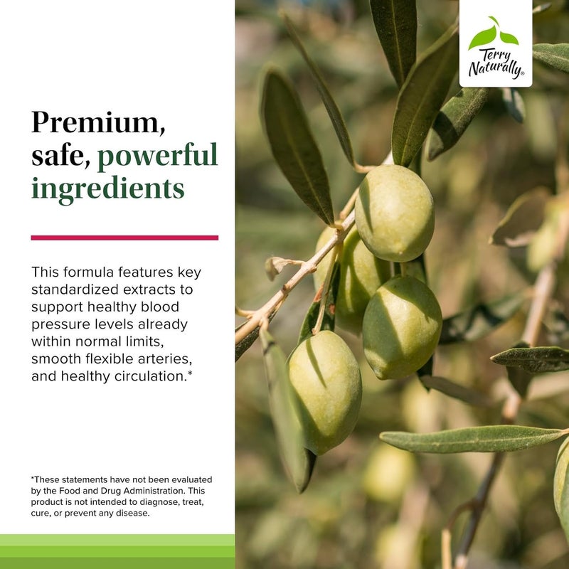 Terry Naturally Blood Pressure Health - 60 Vegan Capsules with French Grape Seed Extract - Image 5