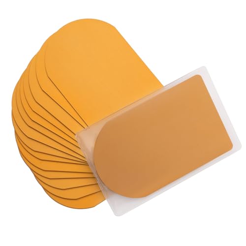 OESDLTD Thick Aluminum Metal Business Cards Anodized Aluminum 86 X 54 X 0.8mm 15 pcs Include Protector Sleeves(Frosted) (Gold) - Image 1