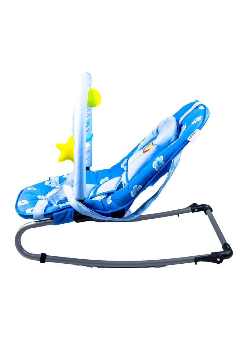 molody Adjustable Portable Baby Bouncing Cradle – Foldable Non-Slip Infant Bouncer for Safe and Comfortable Relaxing (0-6 Months), Ideal for Home and Travel  - Image 3