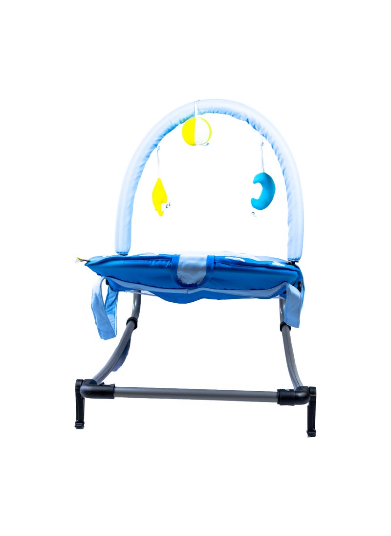 molody Adjustable Portable Baby Bouncing Cradle – Foldable Non-Slip Infant Bouncer for Safe and Comfortable Relaxing (0-6 Months), Ideal for Home and Travel  - Image 5