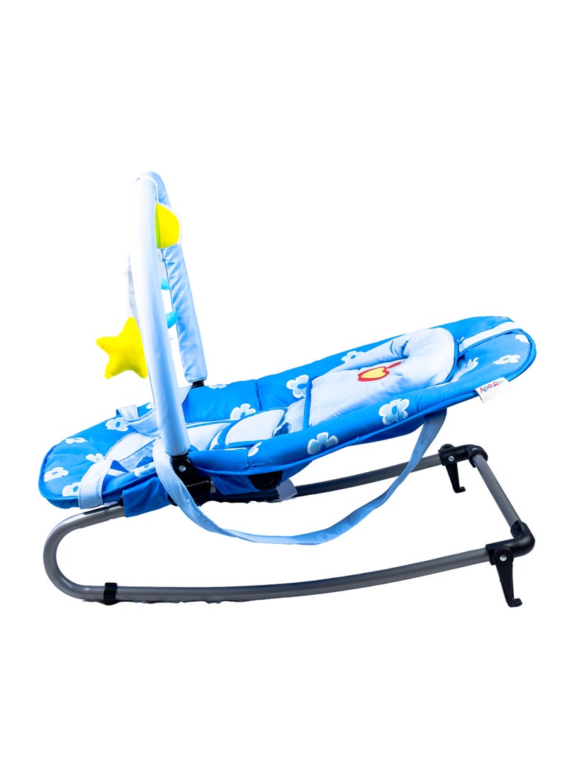 molody Adjustable Portable Baby Bouncing Cradle – Foldable Non-Slip Infant Bouncer for Safe and Comfortable Relaxing (0-6 Months), Ideal for Home and Travel  - Image 4