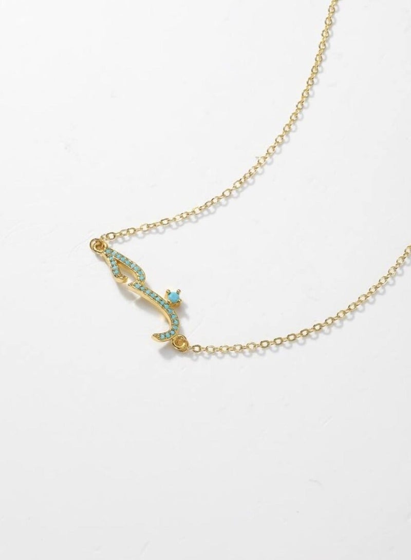 YUCCA Rhinestone Necklace with a Distinctive Love Phrase Design and Decorated with Shiny Stones - Image 5