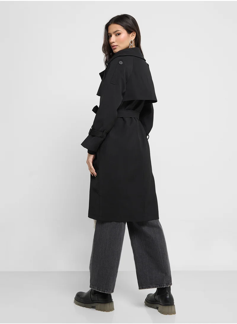 ايلا Longline Trench Coat