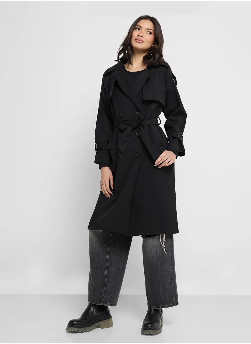 ايلا Longline Trench Coat