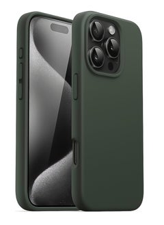 Mida iPhone 16 Pro Silicone Case Cover, full body protection case with a soft silky feel, shockproof cover with microfiber lining  - Image 1