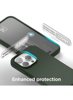 Mida iPhone 16 Pro Silicone Case Cover, full body protection case with a soft silky feel, shockproof cover with microfiber lining  - Image 4