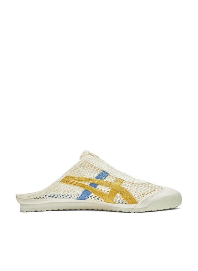 Onitsuka Tiger MEXICO 66 SABOT Summer Casual Slide Sandals - Beige/Yellow/Blue - Image 1
