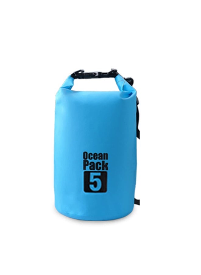 5L PVC Waterproof Swimming Bag Dry Sack 5L Waterproof Floating Dry Gear Bags Outdoor Sport Storage Bag For Boating Fishing Rafting Swimming - Image 1