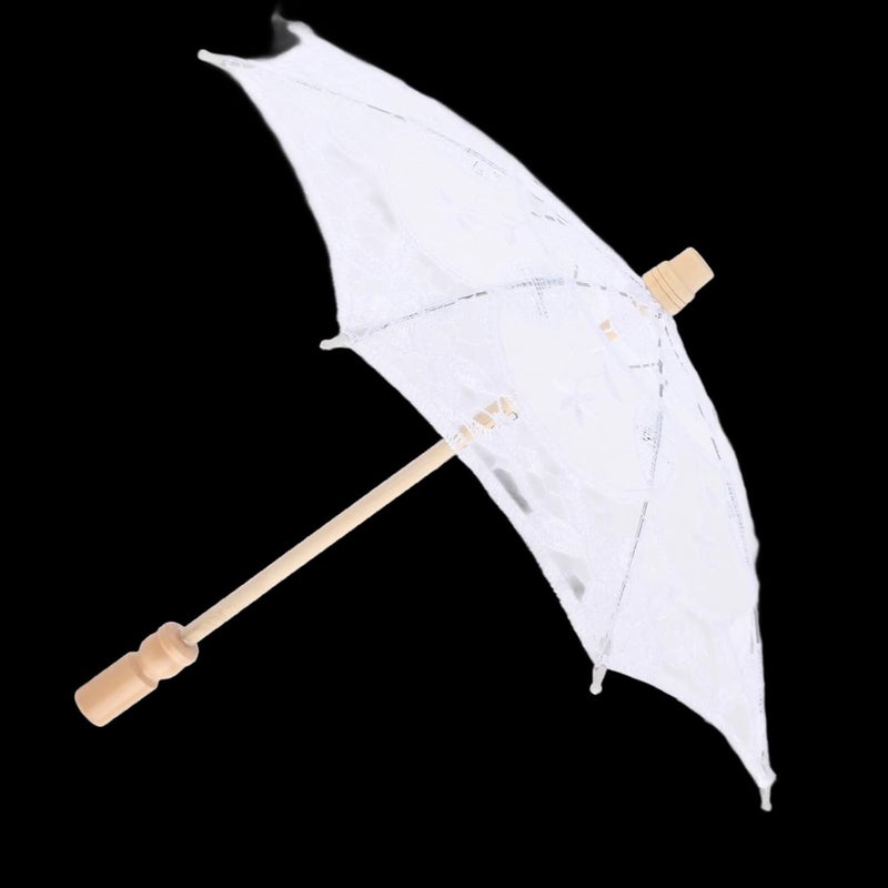 Daily repeated use trusted quality Mini Lace Umbrella Wedding Bridal Parasol, Elegant Embroidery Sun Umbrella for Photography Prop, Compact Handheld Lace Parasol with Wooden Handle for Girls Party Decor Trendy economical quality Labor saving optimized design Fade proof Practical build Tiered purchase options Affordable trusted craftsmanship Wet anti slip Home & light industrial compatible Experience optimized build Multi usage Economical upgraded quality Trendy natural tone options Narrow & wide space compatible Nationwide delivery Fast & slow shipment compatible Transit damage prevent build All-round well-engineered practical build Organized shipment arrange Foldable Global flexible assemble picks Wear resistant Coast & inland available Affordable fast purchase options Comfort grip - Image 5