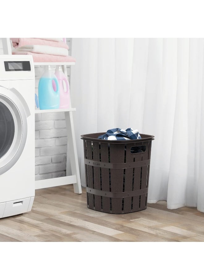 Cosmoplast - 33L Cedargrain Laundry Bin - Image 1