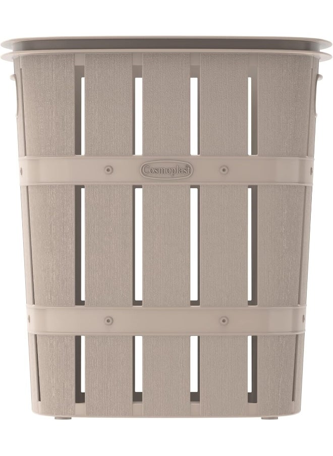 Cosmoplast - 33L Cedargrain Laundry Bin - Image 1