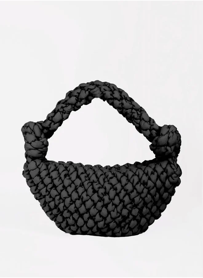 Styli Chunky Braided Shoulder Bag