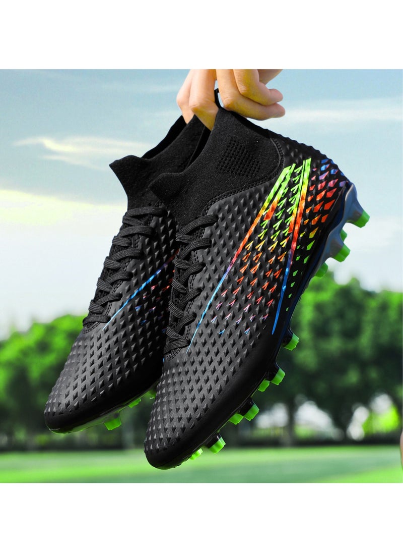 Generic - Mens Soccer Shoes For Outdoor Indoor Professional Youth Boys Soccer Shoes Unisex Soccer Shoes. - Image 1