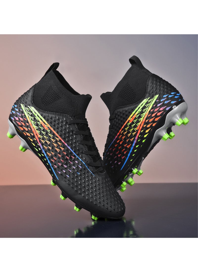 Generic - Mens Soccer Shoes For Outdoor Indoor Professional Youth Boys Soccer Shoes Unisex Soccer Shoes. - Image 1