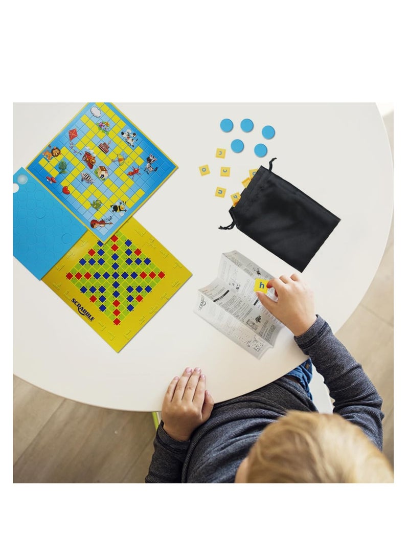 Wooden Spelling Games Set with Clear Print Text and Letter Tiles, Educational Montessori Puzzle for Preschool Kids Age 6+, Perfect Gift for Boys and Girls (Blue) - Image 5