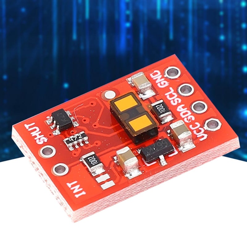 وحدة مستشعر المدى VL53L1X، وحدة قياس المسافة زمن الطيران ToF من 4 سم إلى 4 م، مصفوفة SPAD، باعث 940 نانومتر للقياس الدقيق. - Image 4