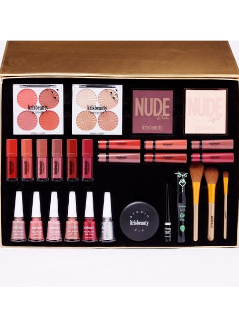 Multi color skew make-up kit