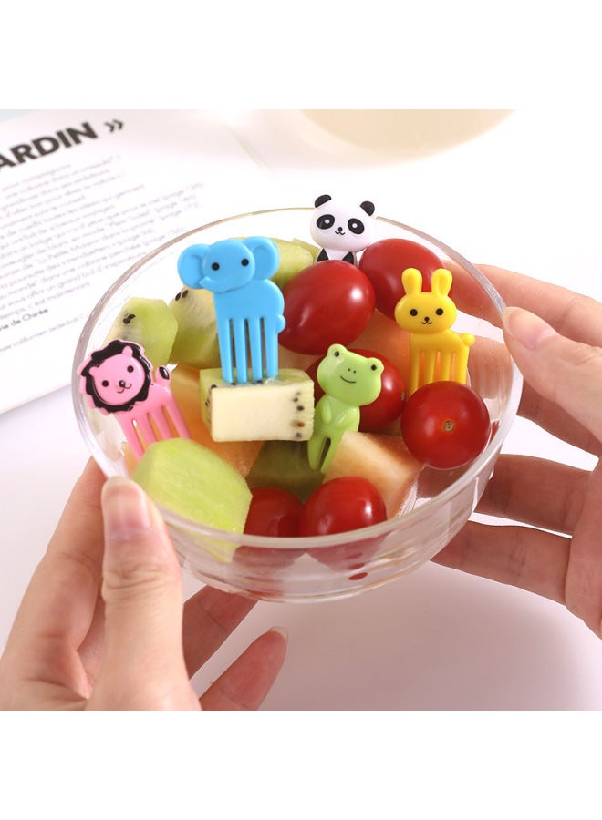 Japanese Cartoon Fruit Fork Cute Animal Fruit Fork Children Baby Special Fruit Sign Wholesale-Color:6pc Fruit Fork/Halloween Cardboard Pack  - Image 4