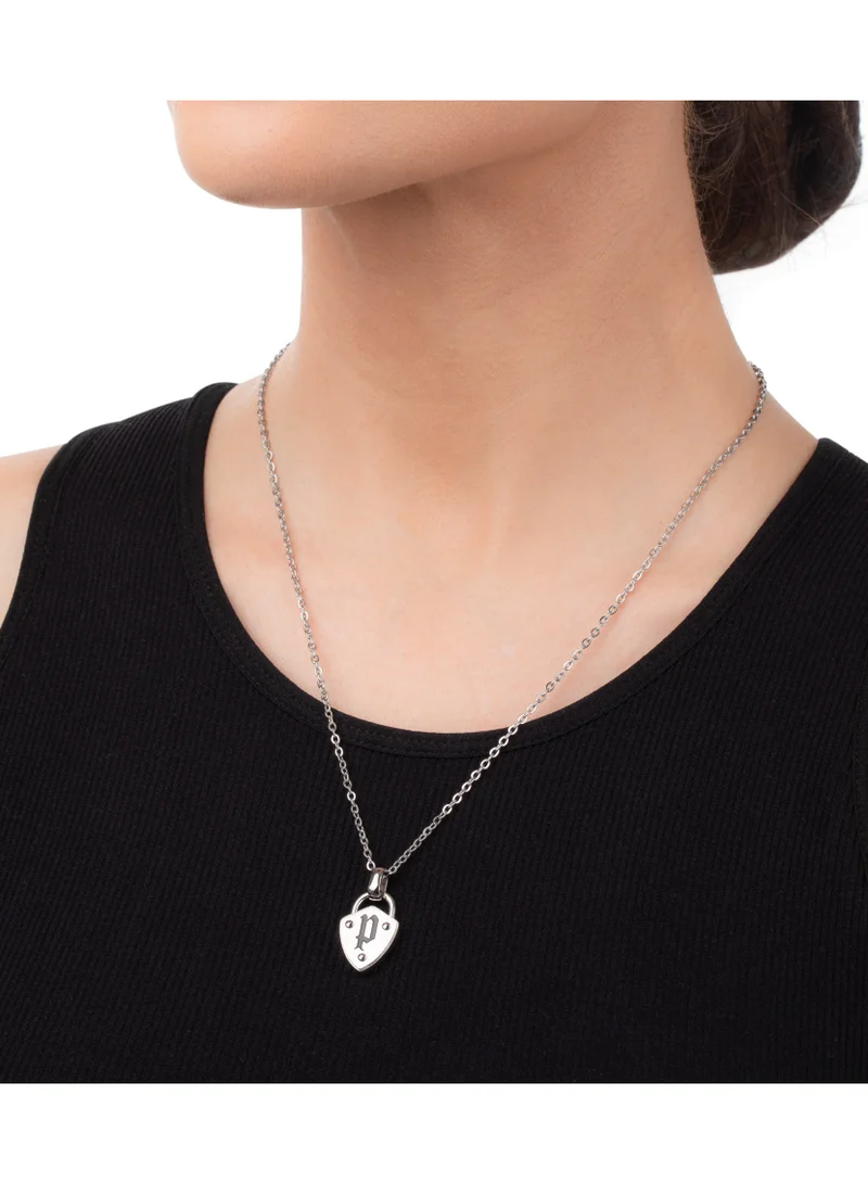 POLICE Cambria Padlock Pendant Necklace for Women