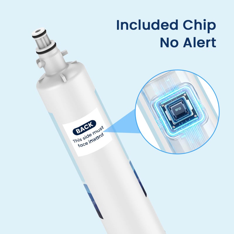 MARRIOTTO Replacement for GEÂ® RPWFE, RPWF (Built-in CHIP) Refrigerator Water Filter, Compatible with GFE28GELDS, PFE28KELDS, PFE28KYNFS, GFD28GELDS, GYE22HMKES, GFE28GYNFS, GFD28GYNFS, Pack of 1 - Image 2