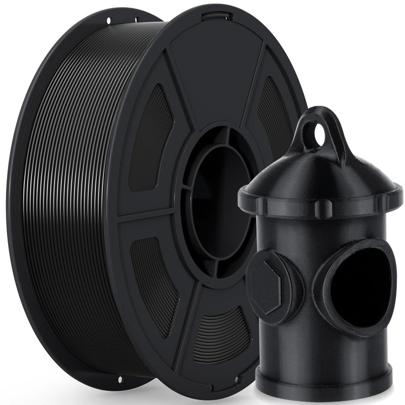 iSANMATE ASA Filament 175mm Black 1KG UV Weather Resistant 3D Printer Filament Perfect for Outdoor Functional Parts Dimensional Accuracy 002mm 1kg Spool 22lbs - Image 2